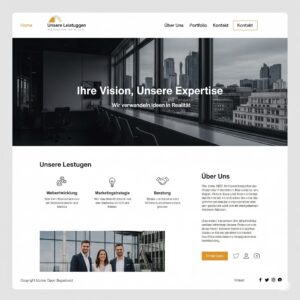 Website Erstellung komplett mit Unterseiten