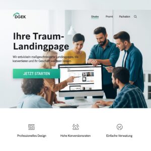Landing Page erstellen